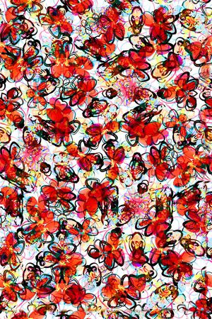 暗红印花华亿平台图片