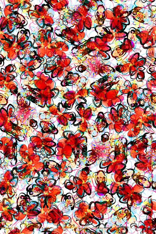 暗红印花华亿平台图片