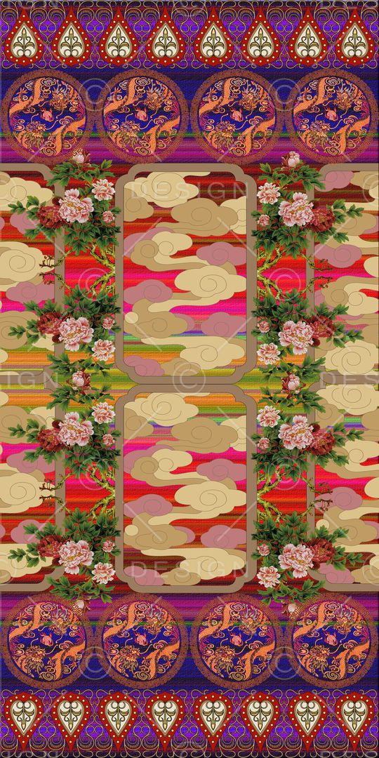 民族风印花华亿平台图片