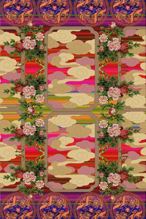 民族风印花华亿平台图片