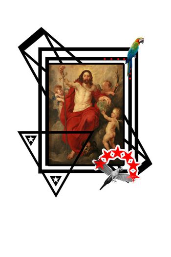 560238-定位耶稣T恤图案  定位夹克图案 