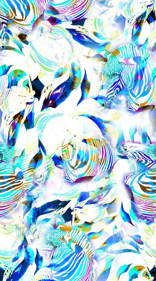 抽象 多彩印花华亿平台图片