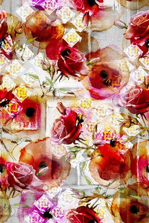 抽象唯美印花华亿平台图片