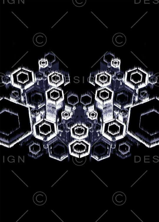 抽象男装图案印花华亿平台图片