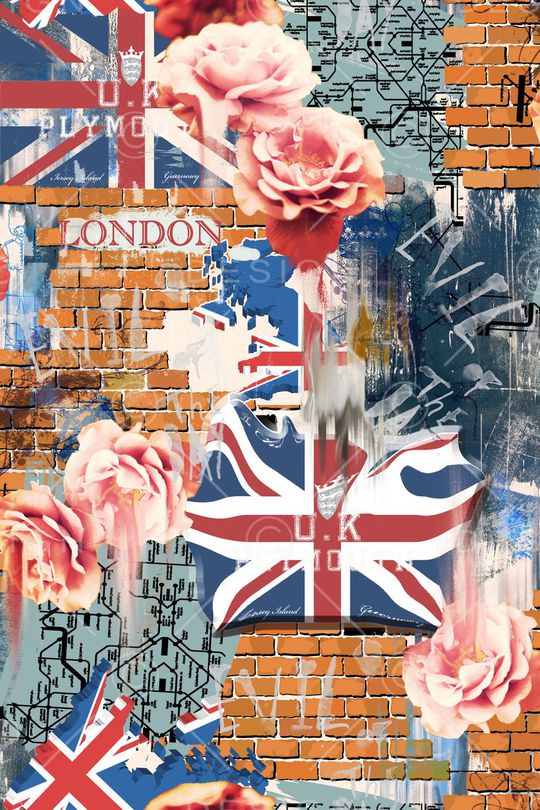 英伦米字旗印花华亿平台图片