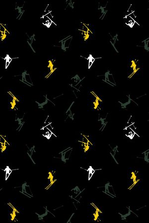 抽象男装图案印花华亿平台图片