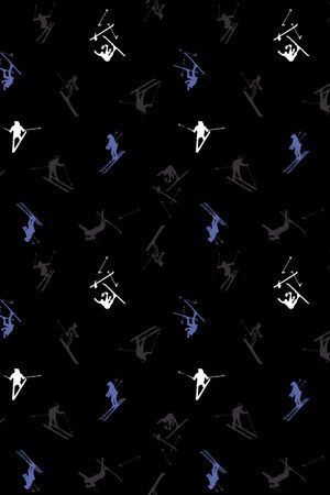 抽象男装图案印花华亿平台图片