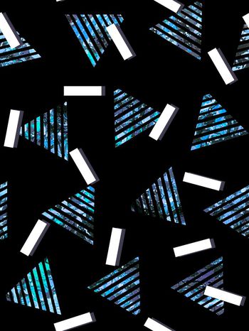 560432-抽象几何纹理拼块男装图案