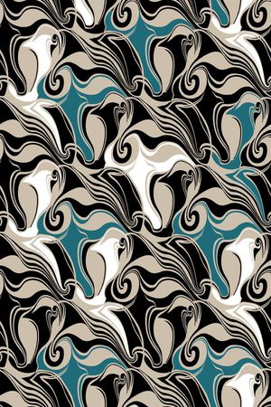 几何拼贴印花华亿平台图片