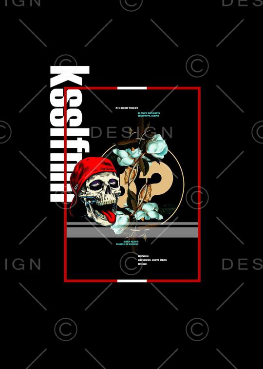 抽象男装图案印花华亿平台图片