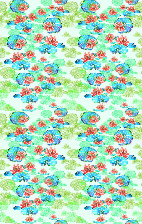 植物花卉印花华亿平台图片