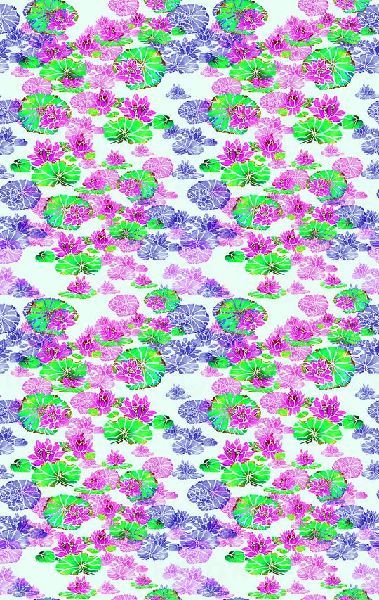 植物花卉印花华亿平台图片