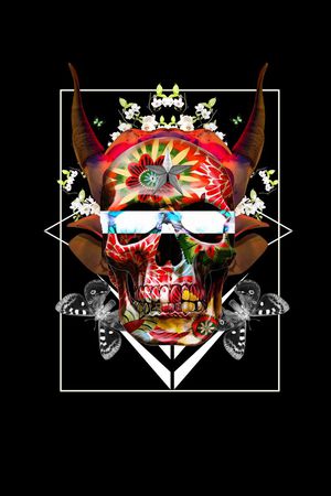 印花人物印花华亿平台图片