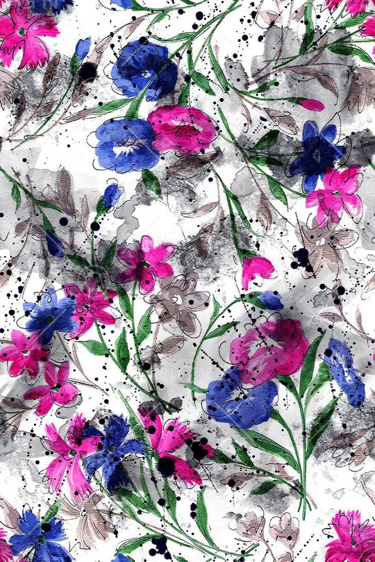 斑驳印花华亿平台图片