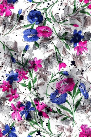 斑驳印花华亿平台图片