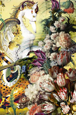 豹纹印花华亿平台图片