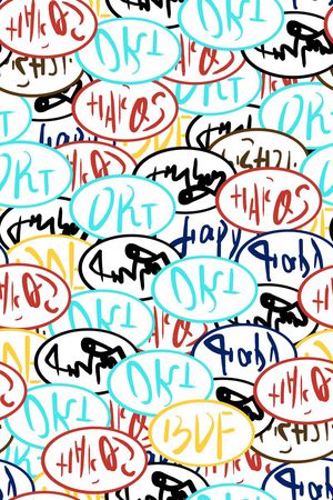 字母印花华亿平台图片