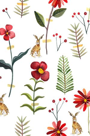 兔子印花华亿平台图片