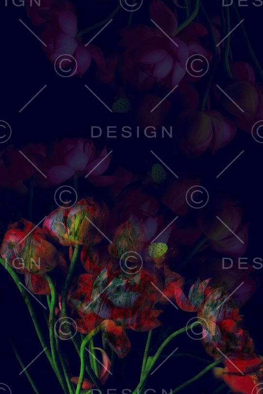 中国 工笔画印花华亿平台图片