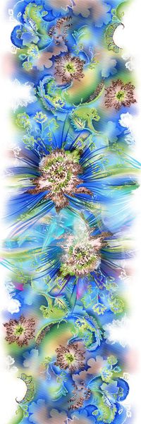 中国风 写意印花华亿平台图片