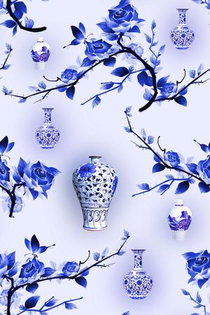 旗袍印花华亿平台图片