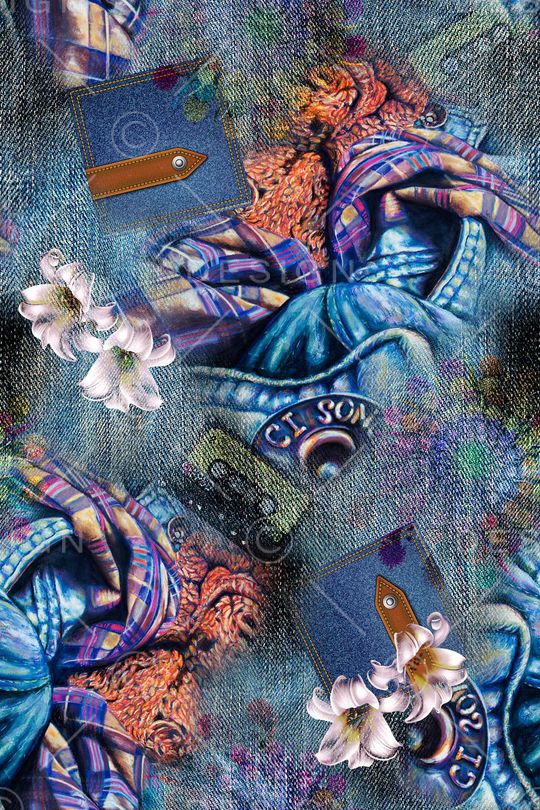 抽象印花华亿平台图片