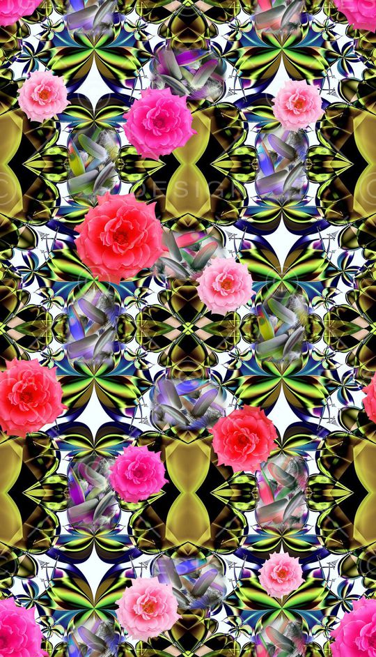 抽象印花华亿平台图片