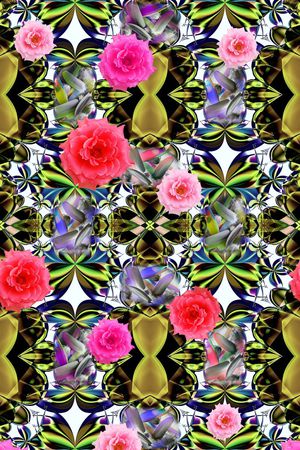 抽象印花华亿平台图片