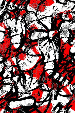 抽象印花华亿平台图片