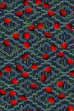 波纹印花华亿平台图片