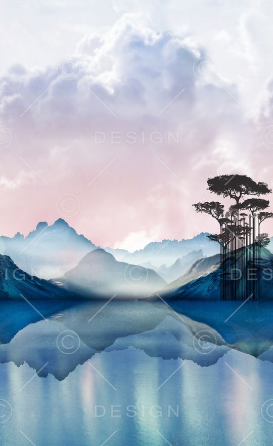 山水印花华亿平台图片