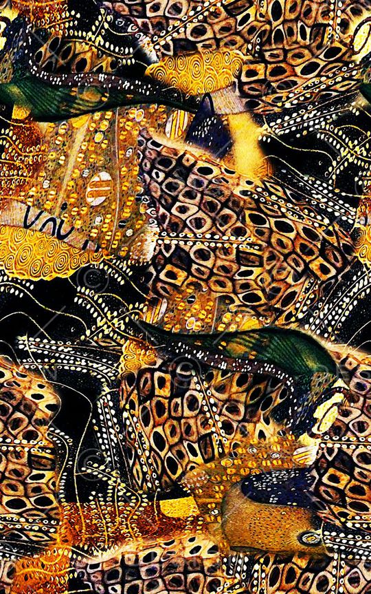 手绘 欧美 复古 抽象 几何 油画印花华亿平台图片