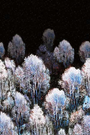 女装 连衣裙  树木 树 抽象印花华亿平台图片