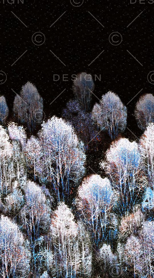 女装 连衣裙  树木 树 抽象印花华亿平台图片