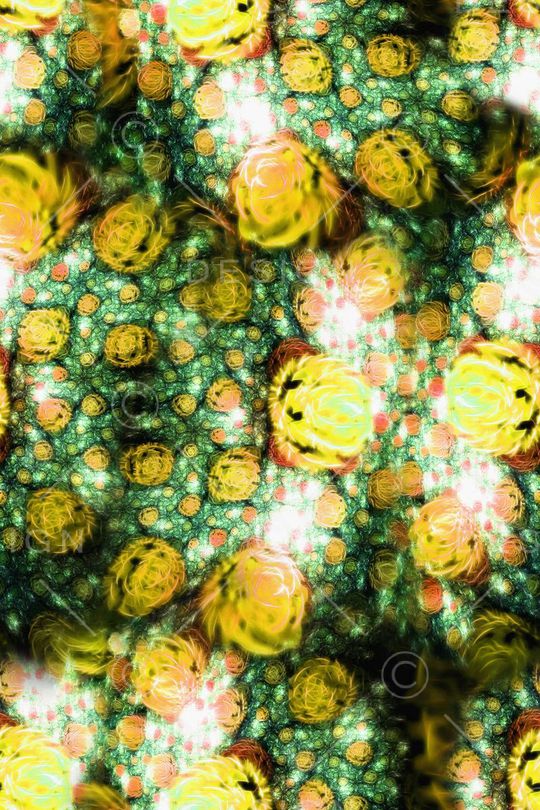 休闲时尚 抽象 炫彩 花卉 模糊效果印花华亿平台图片