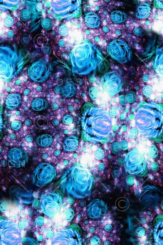 休闲时尚 抽象 炫彩 花卉 模糊效果印花华亿平台图片