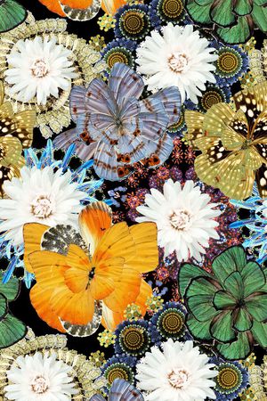 抽象风格印花华亿平台图片