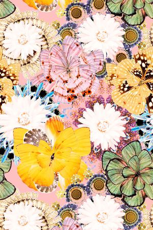 抽象风格印花华亿平台图片