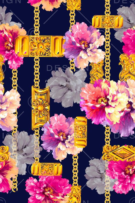 中国风印花华亿平台图片