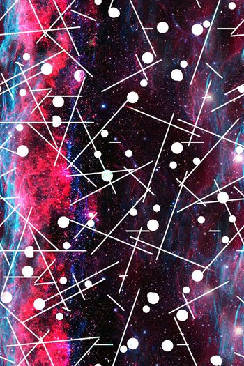 561314-宇宙星空几何线条