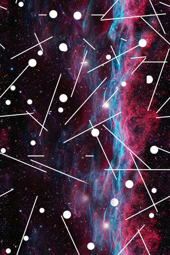 561315-宇宙星空几何线条