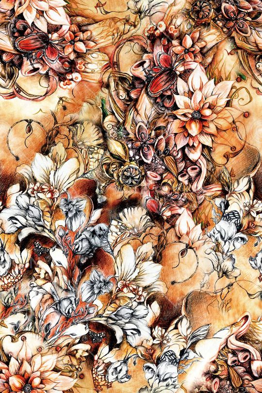 复古印花华亿平台图片