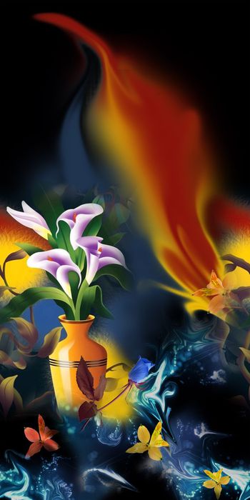 梦幻炫丽印花华亿平台图片