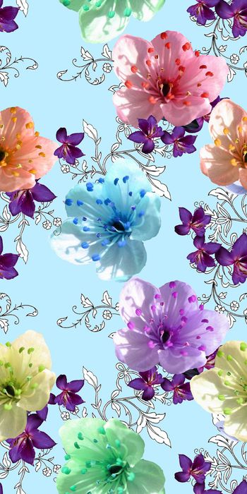 561356-欧美流行时尚手绘几何黑白线条多色桃