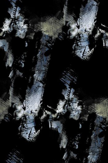 561366-复古 抽象 水墨笔刷纹理 文字组合