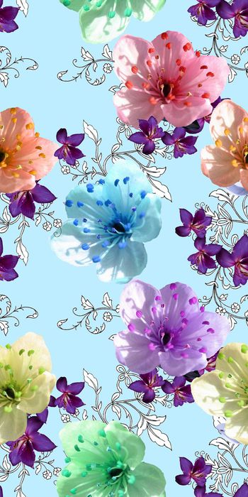 561405-欧美流行时尚手绘几何黑白线条多色桃