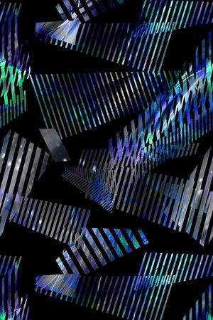 几何印花华亿平台图片