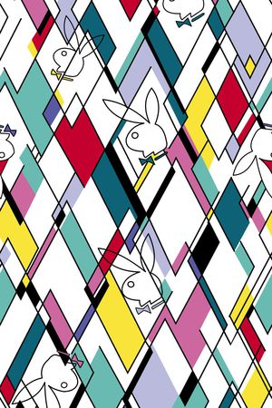 几何印花华亿平台图片