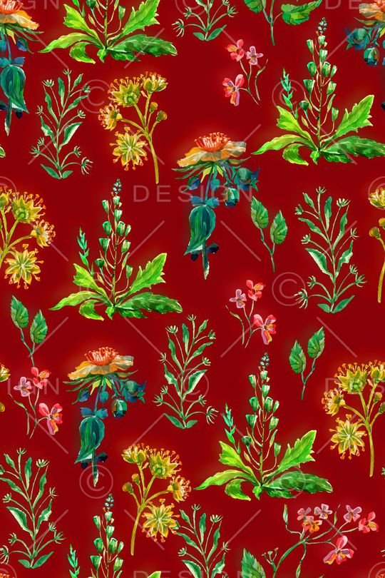 田园风印花华亿平台图片