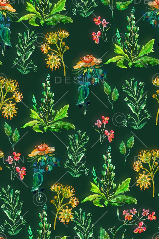 田园风印花华亿平台图片